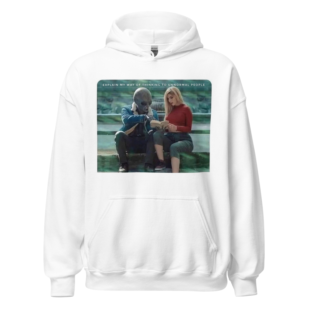 White hoodie 