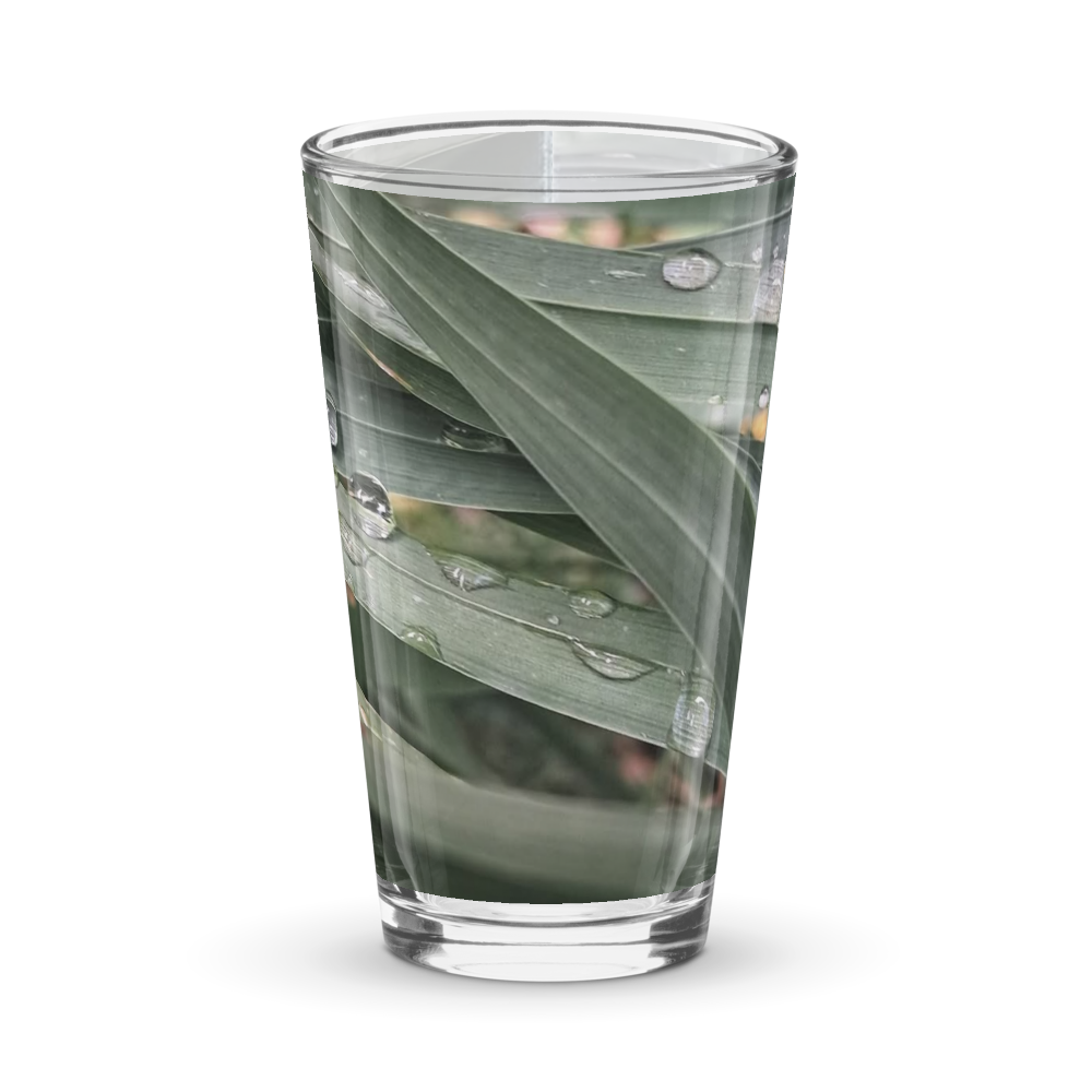 Grass dew 16oz glass cup 
