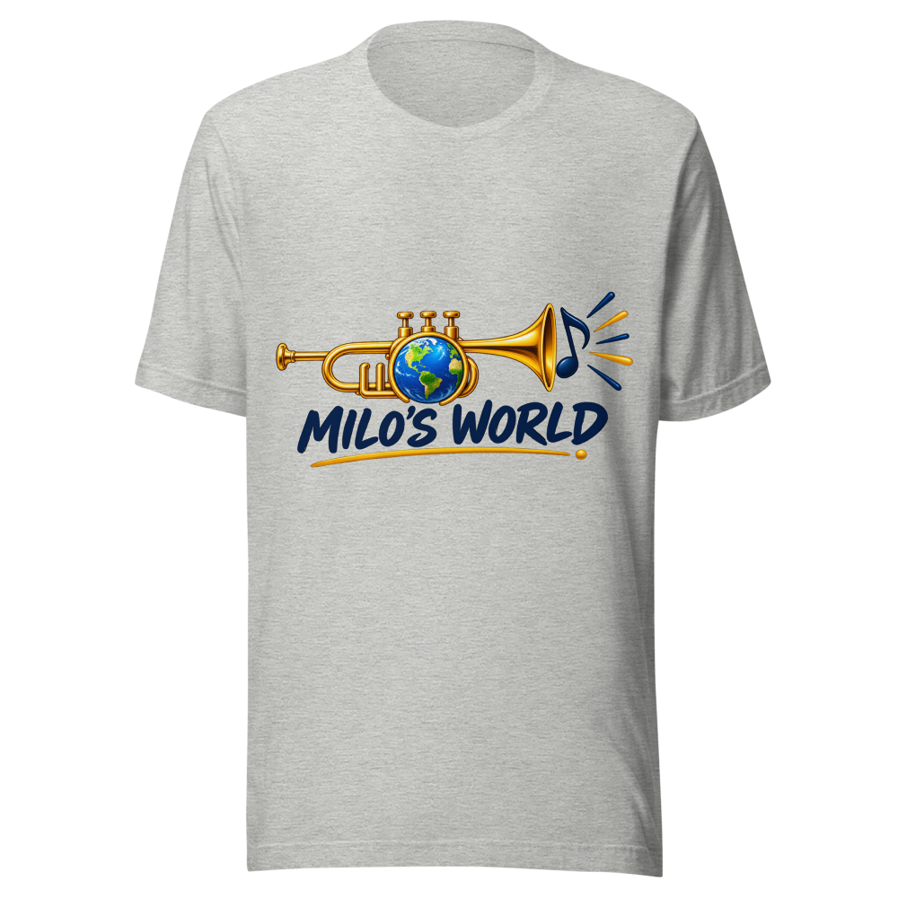 Milo's World T-Shirt Grey