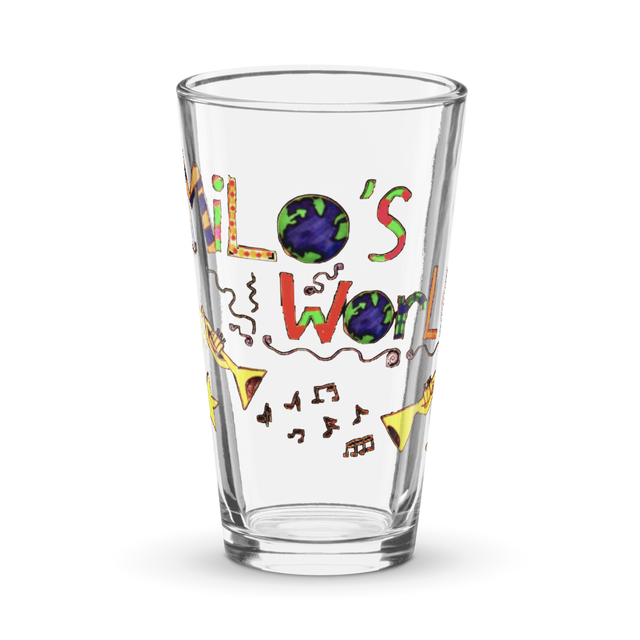 Milo's World Shaker Pint Glass