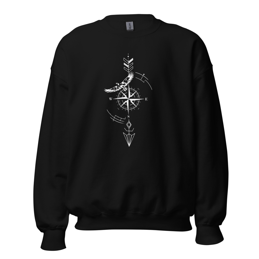 Compass Arrow Minimalist sweatshirt 