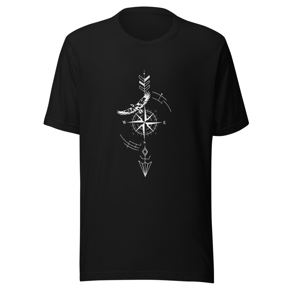Compass Arrow Minimalist T-Shirt