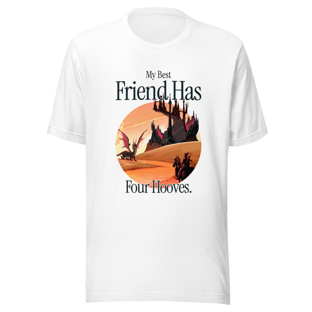 My Best Friend Has Four Hooves Horse Lover T-Shirt
