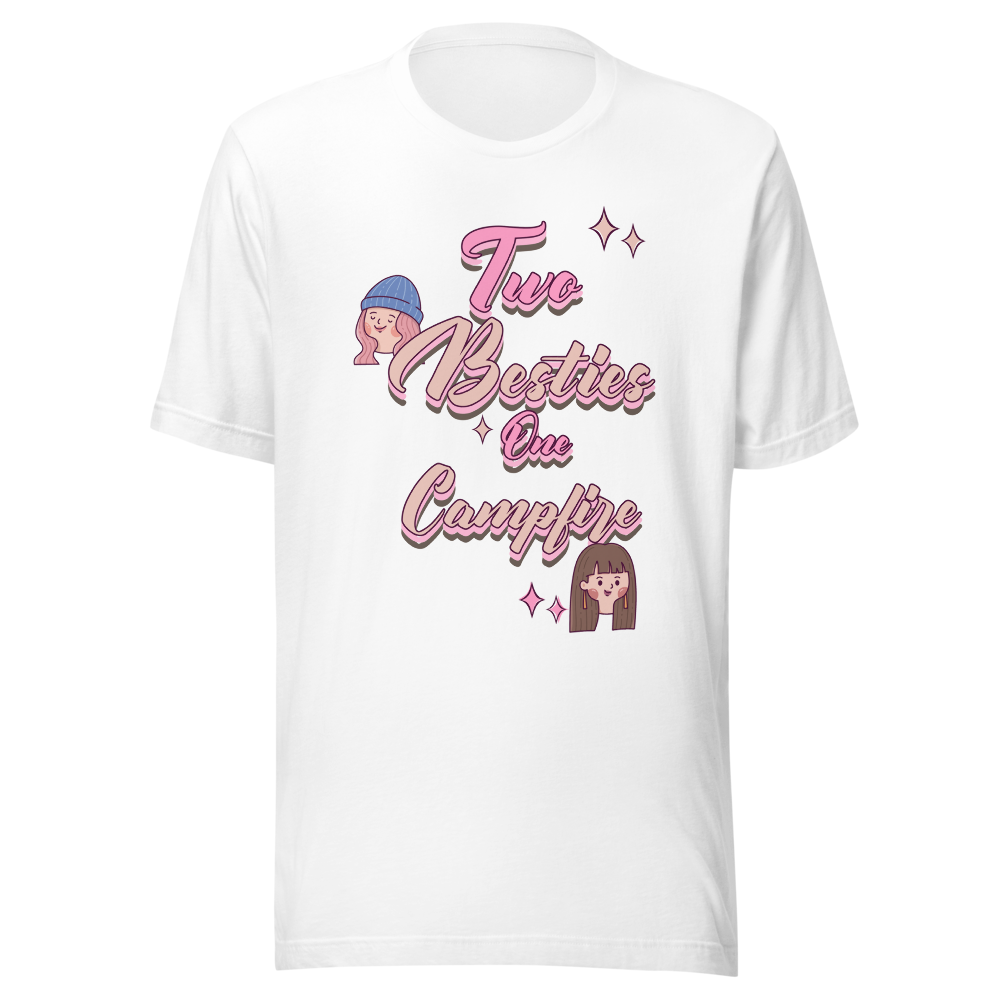 Two Besties One Campfire Camping T-Shirt