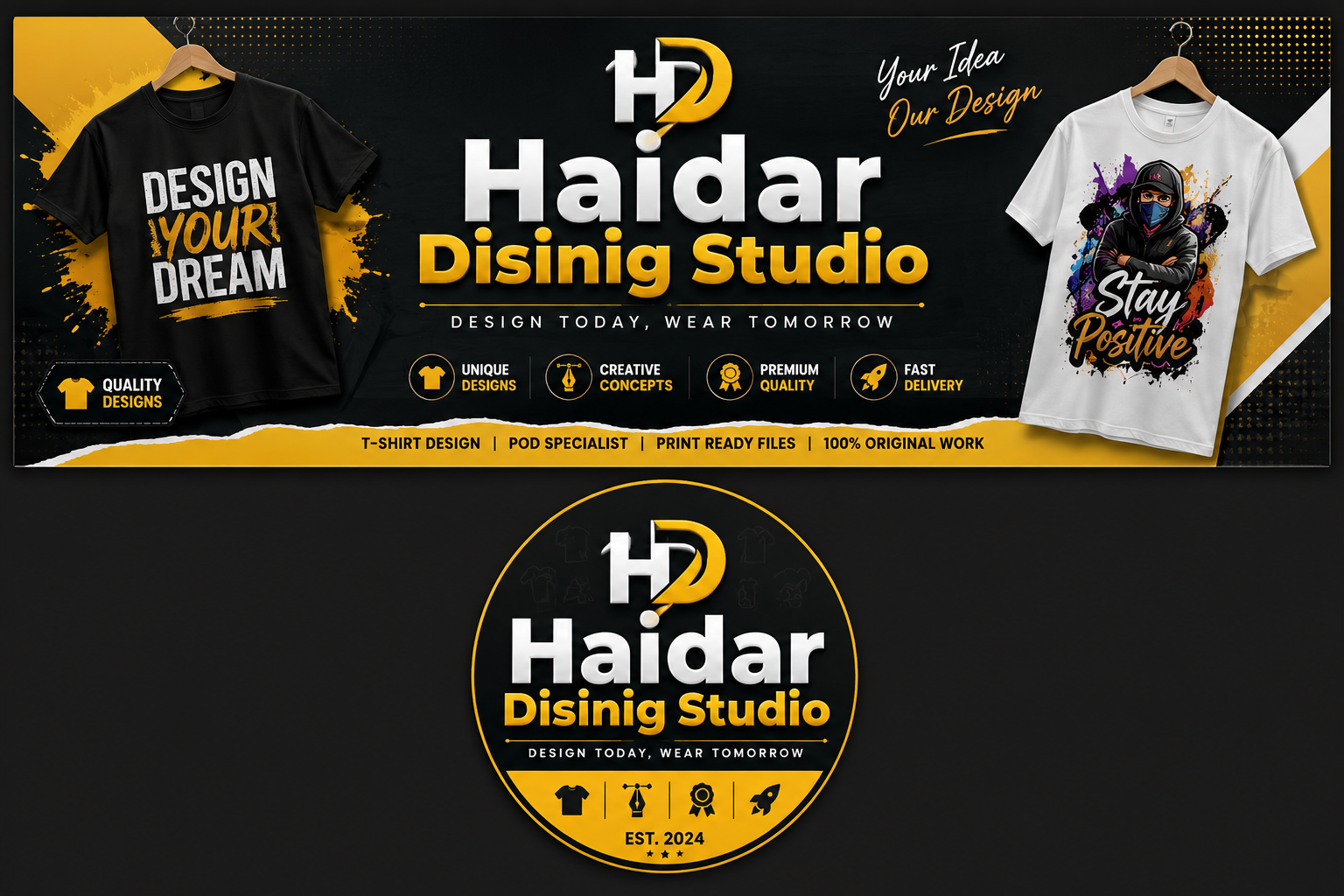 Haidar Studio design hero banner