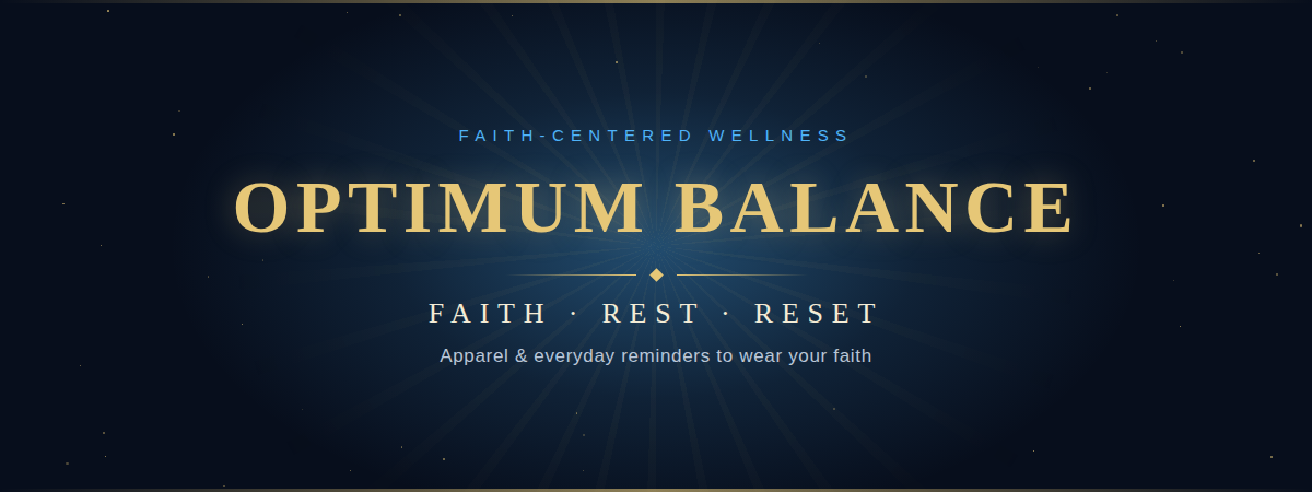 OPTIMUM BALANCE hero banner