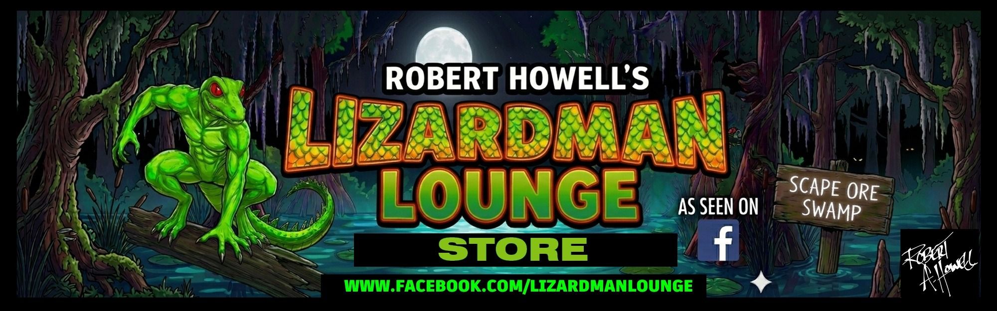 Lizardman Lounge Store hero banner