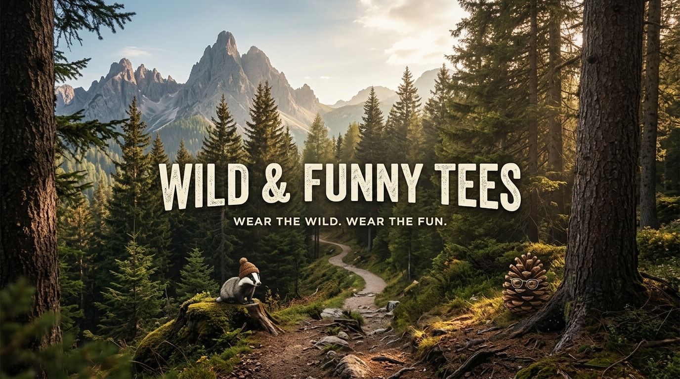 Wild & Funny Tees hero banner