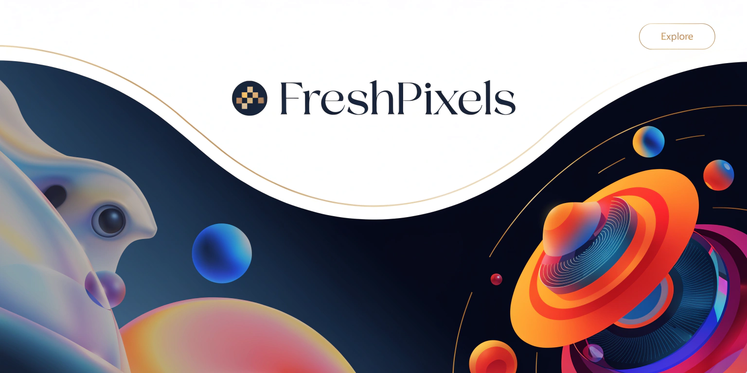 Fresh pixels hero banner