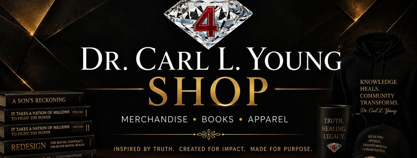 The Dr. Carl Young Shop hero banner