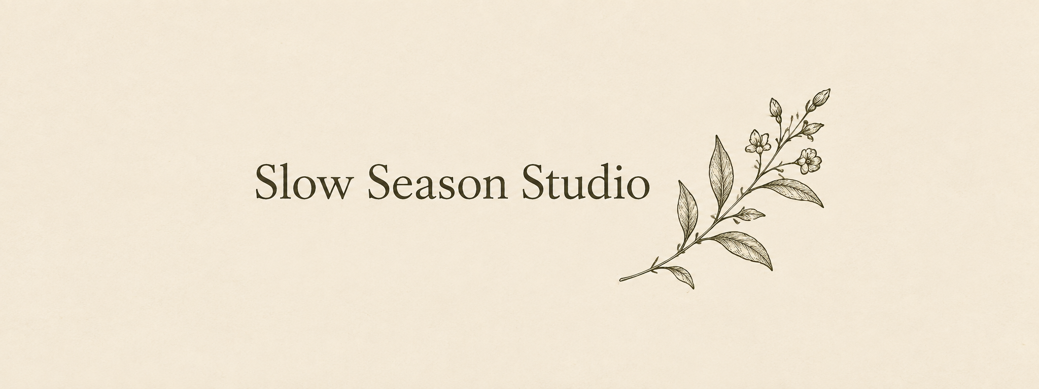 The Slow Season Studio hero banner
