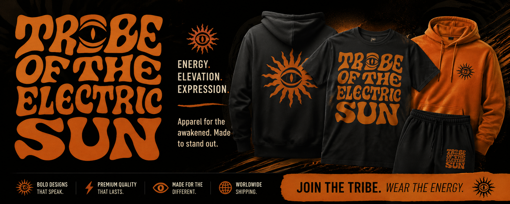 TRIBE OF THE ELECTRIC SUN hero banner