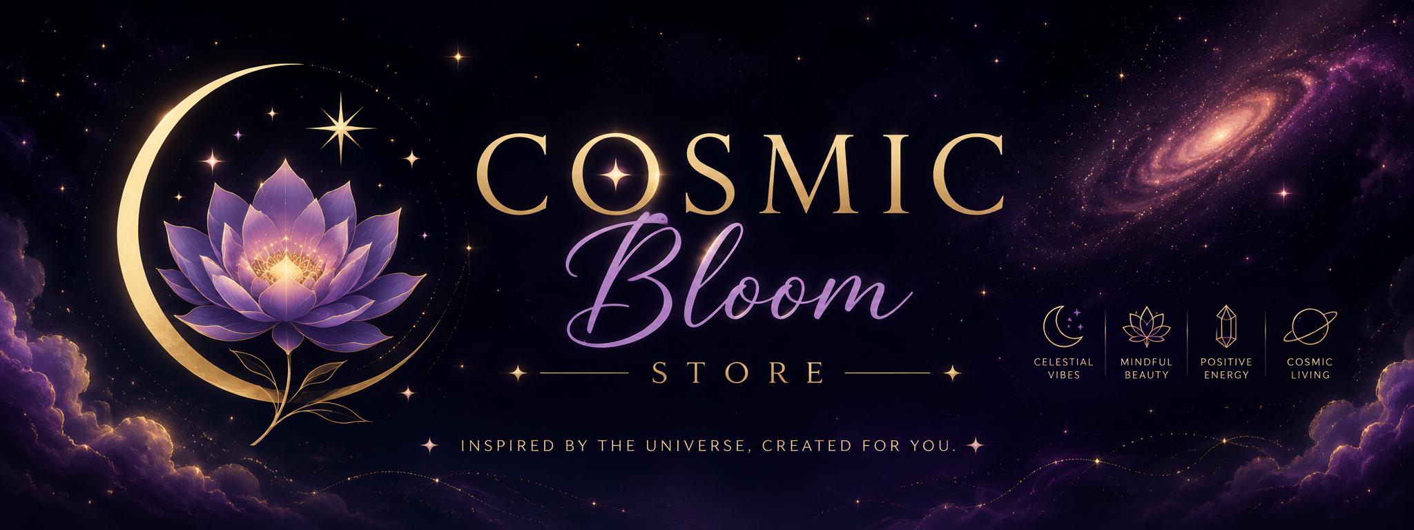 Cosmic Bloom 🌌🌸 hero banner