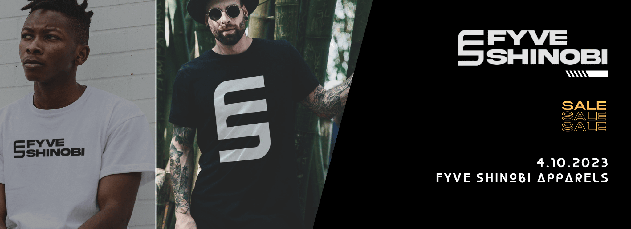 Fyve Shinobi Apparels hero banner
