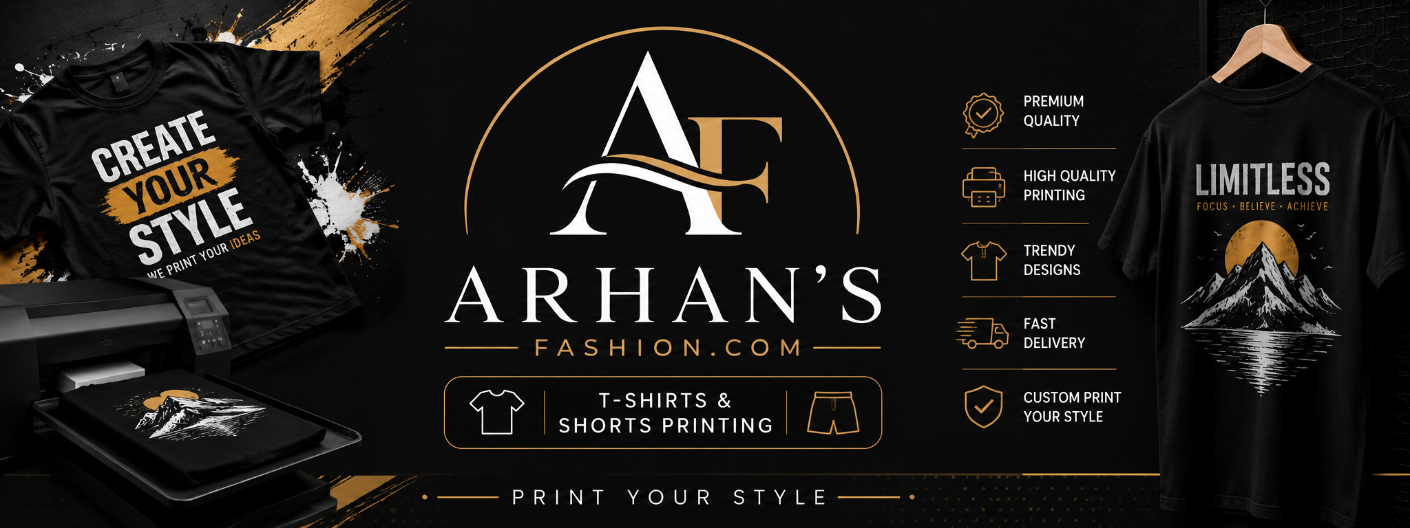 Arhan's fashion.com hero banner